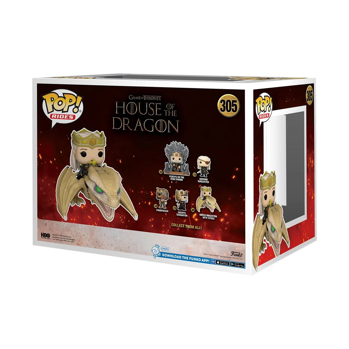 Funko Pop House of the Dragon Queen Rhaenyra with Syrax Deluxe #305 | Devastation Store