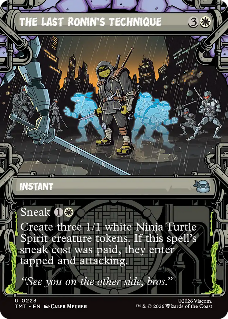 The Last Ronin's Technique (Showcase) [Teenage Mutant Ninja Turtles] | Devastation Store