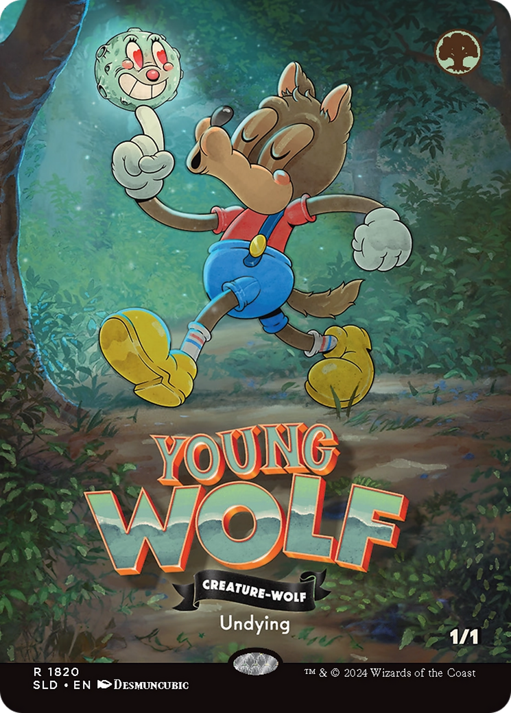 Young Wolf (Rainbow Foil) [Secret Lair Drop Series] | Devastation Store