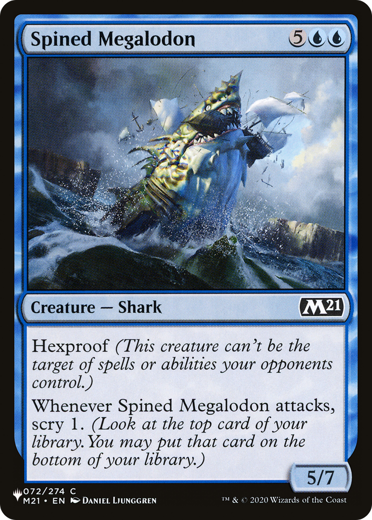 Spined Megalodon [The List Reprints] | Devastation Store