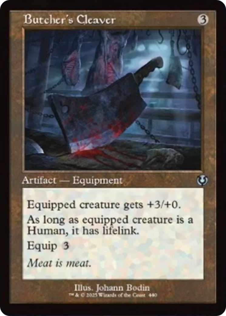 Butcher's Cleaver (Retro Frame) [Innistrad Remastered] | Devastation Store