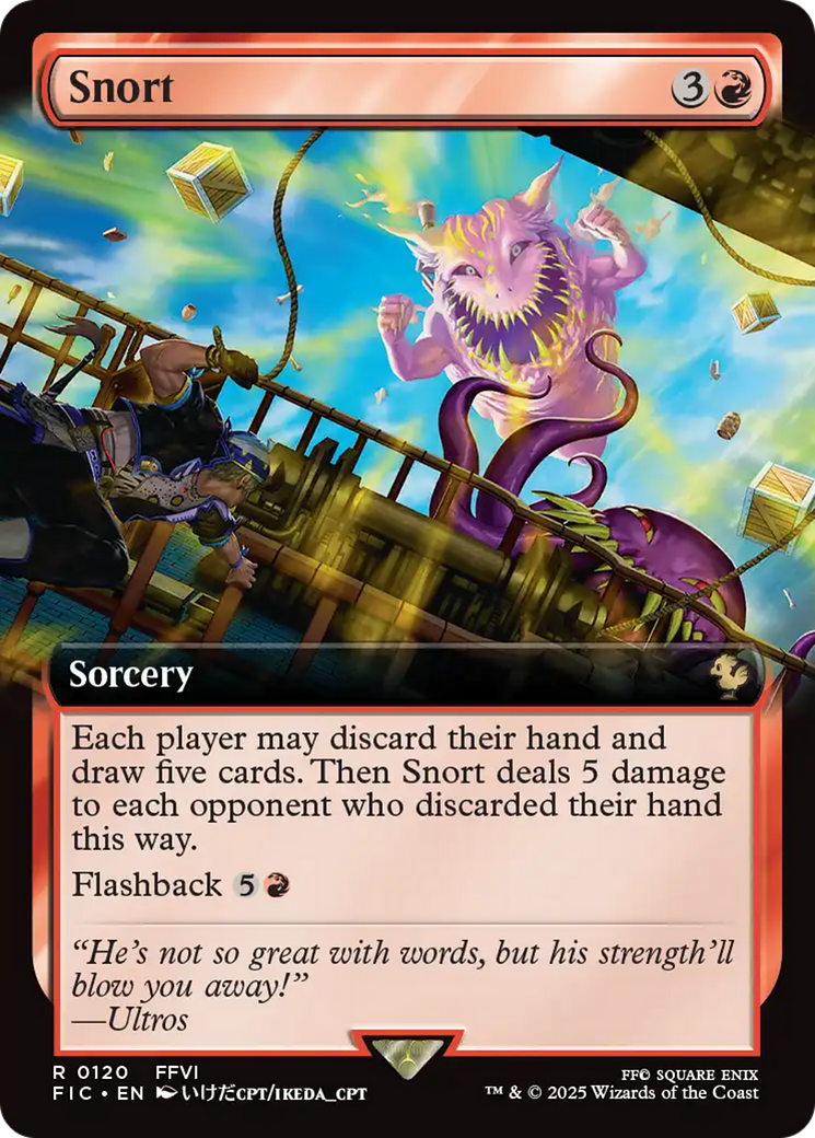 Snort (Extended Art) [FINAL FANTASY Commander] | Devastation Store