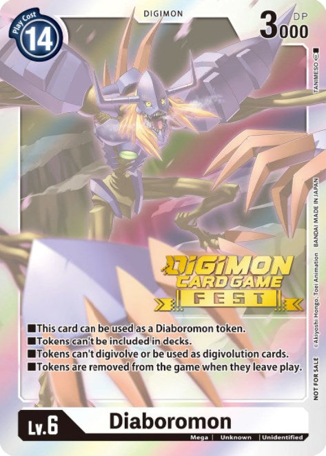 Diaboromon Token (Digimon Card Game Fest 2022) [Release Special Booster Promos] | Devastation Store