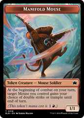 Sword // Manifold Mouse Double-Sided Token [Bloomburrow Tokens] | Devastation Store