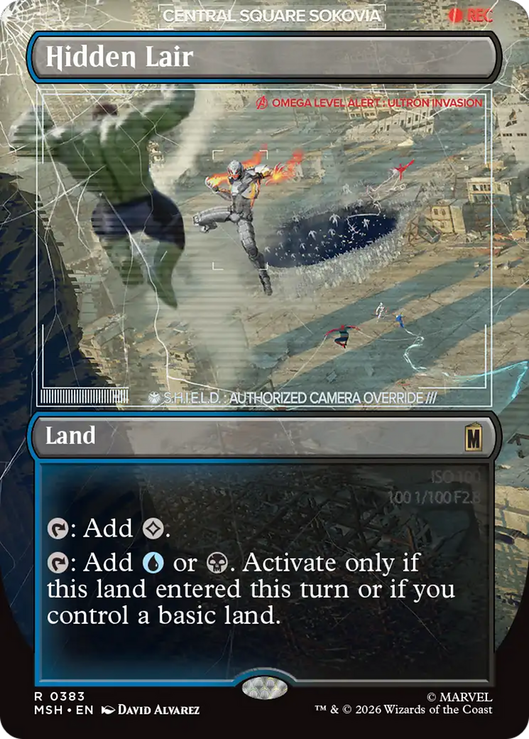 Hidden Lair (Borderless) [Marvel Super Heroes] | Devastation Store