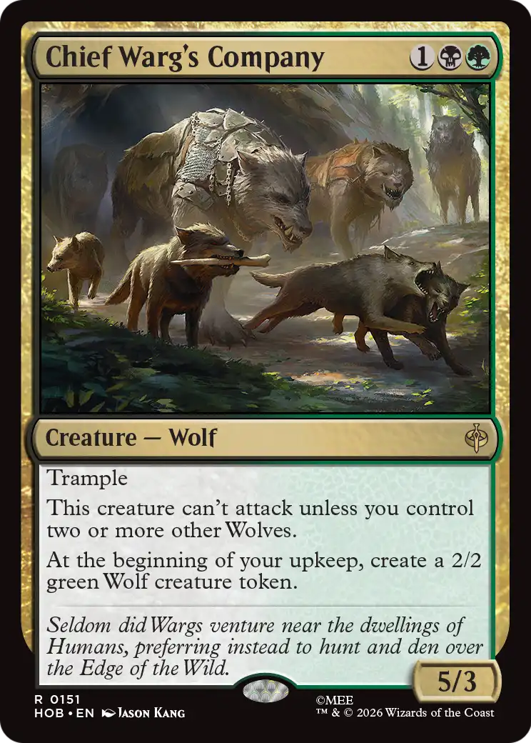 Chief Warg's Company [The Hobbit] | Devastation Store