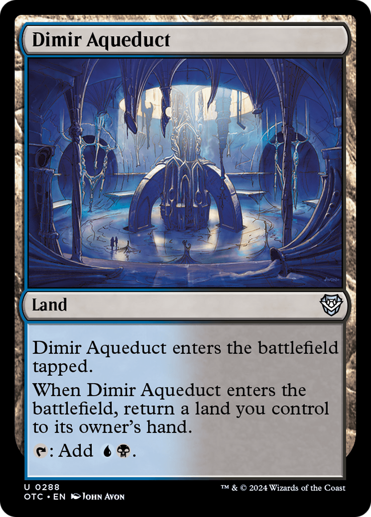 Dimir Aqueduct [Outlaws of Thunder Junction Commander] | Devastation Store