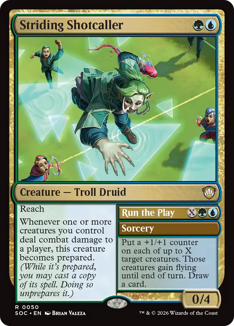Striding Shotcaller [Secrets of Strixhaven Commander] | Devastation Store