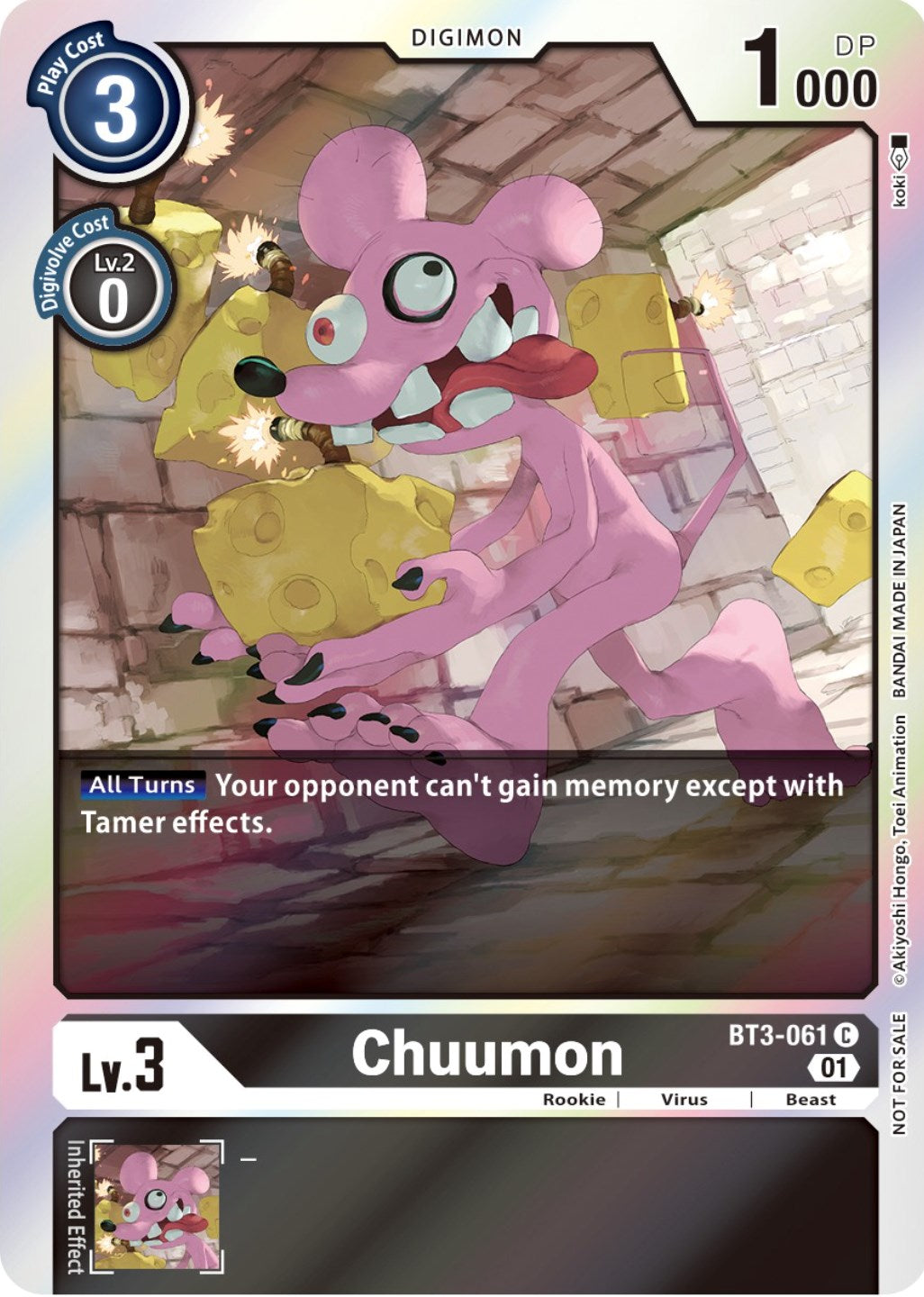 Chuumon [BT3-061] (Official Tournament Pack Vol. 7) [Release Special Booster Promos] | Devastation Store