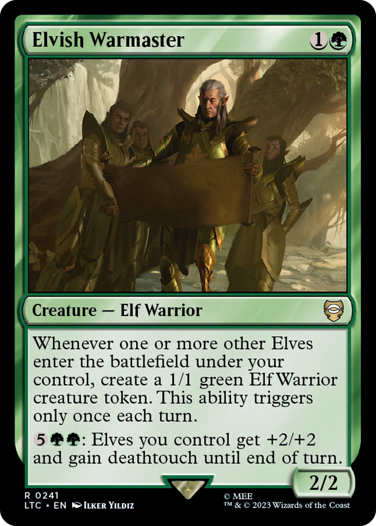 Elvish Warmaster [The Lord of the Rings: Tales of Middle-Earth Commander] | Devastation Store