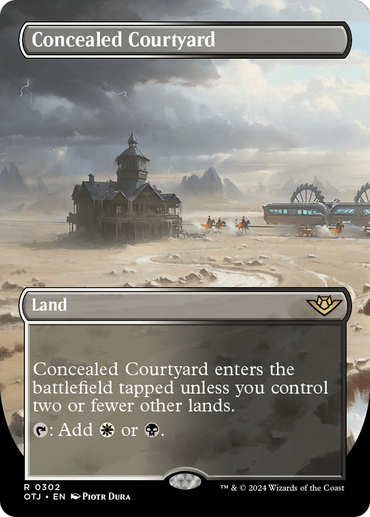 Concealed Courtyard (Borderless) [Outlaws of Thunder Junction] | Devastation Store