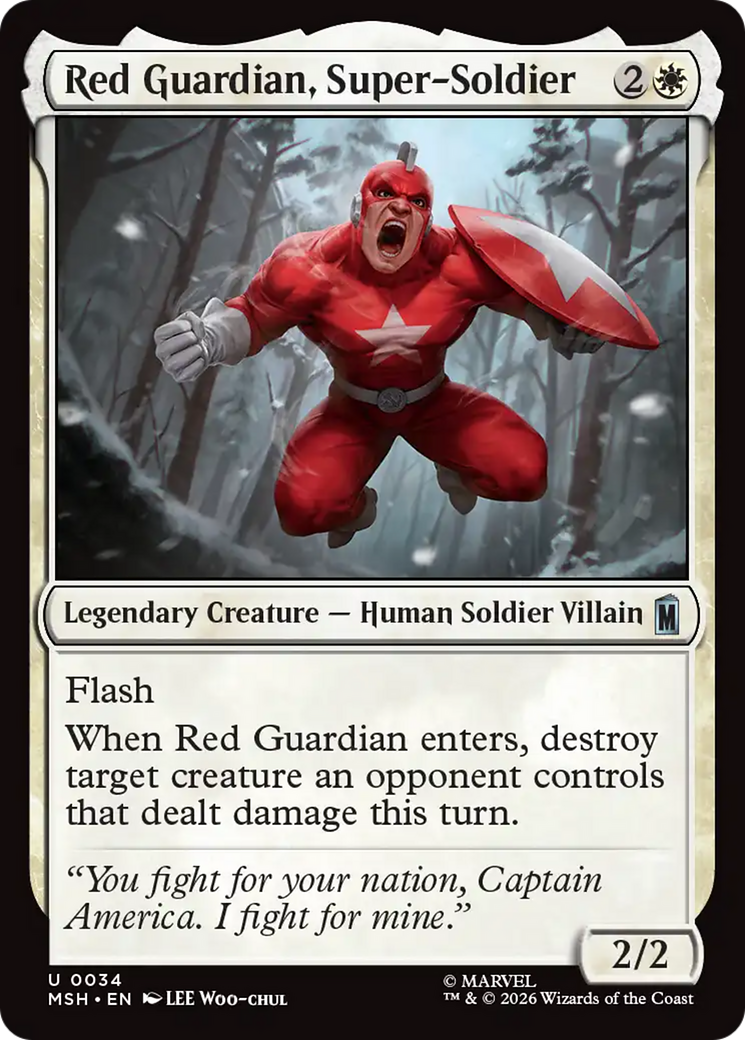 Red Guardian, Super-Soldier [Marvel Super Heroes] | Devastation Store