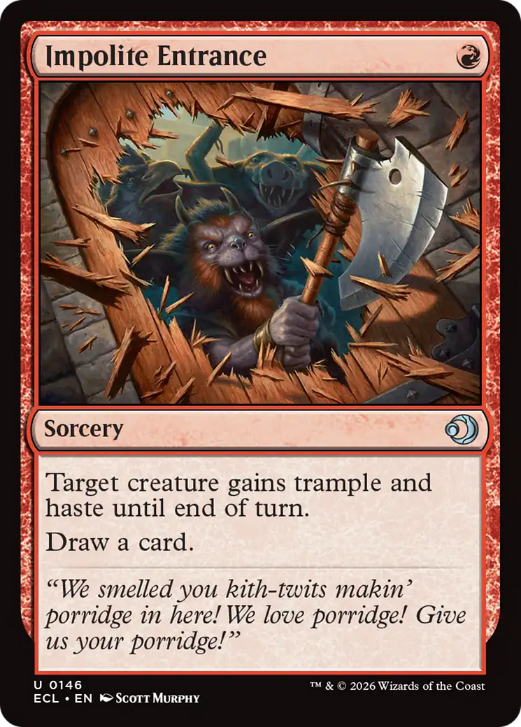 Impolite Entrance [Lorwyn Eclipsed] | Devastation Store