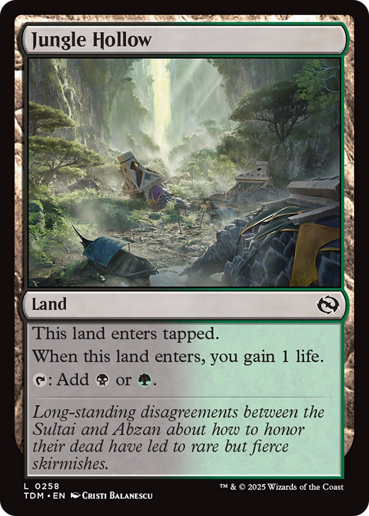 Jungle Hollow [Tarkir: Dragonstorm] | Devastation Store
