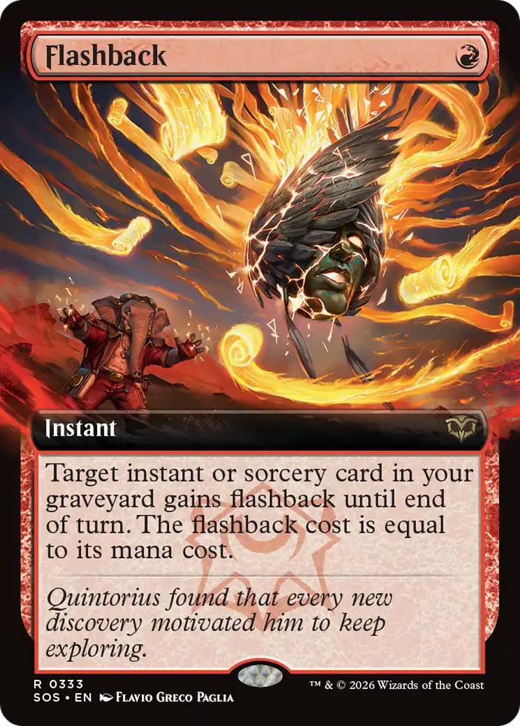 Flashback (Extended Art) [Secrets of Strixhaven] | Devastation Store