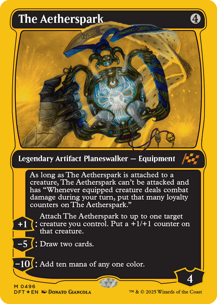 The Aetherspark (First-Place Foil) [Aetherdrift] | Devastation Store