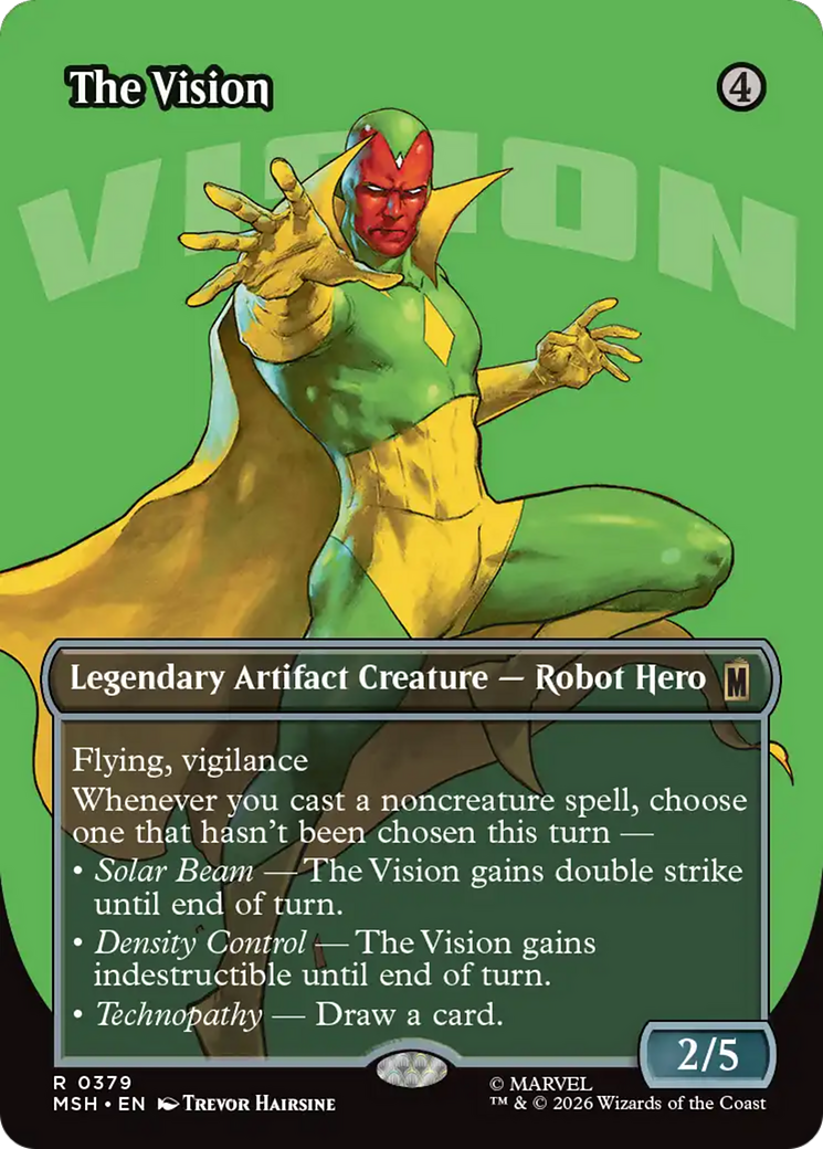 The Vision (Borderless) [Marvel Super Heroes] | Devastation Store
