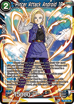 Pincer Attack Android 18 (P-297) [Tournament Promotion Cards] | Devastation Store