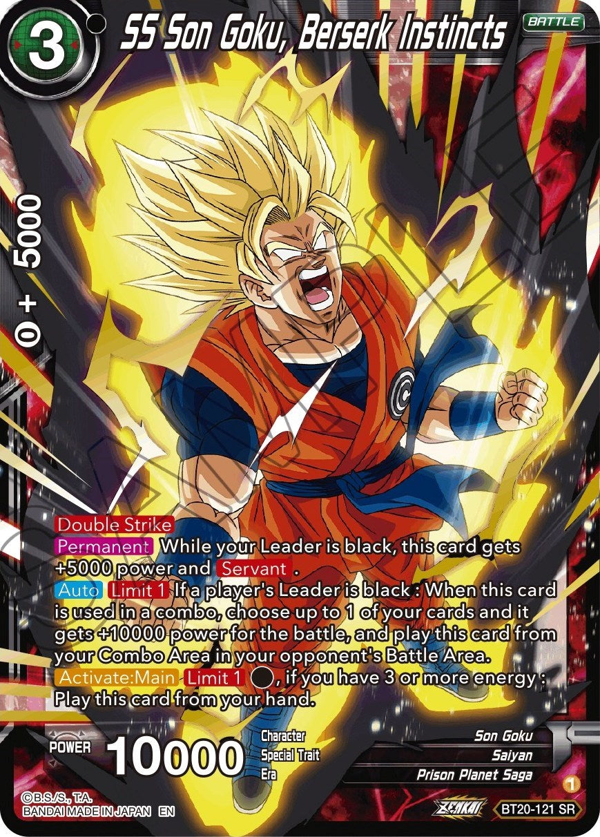 SS Son Goku, Berserk Instincts (BT20-121) [Power Absorbed] | Devastation Store