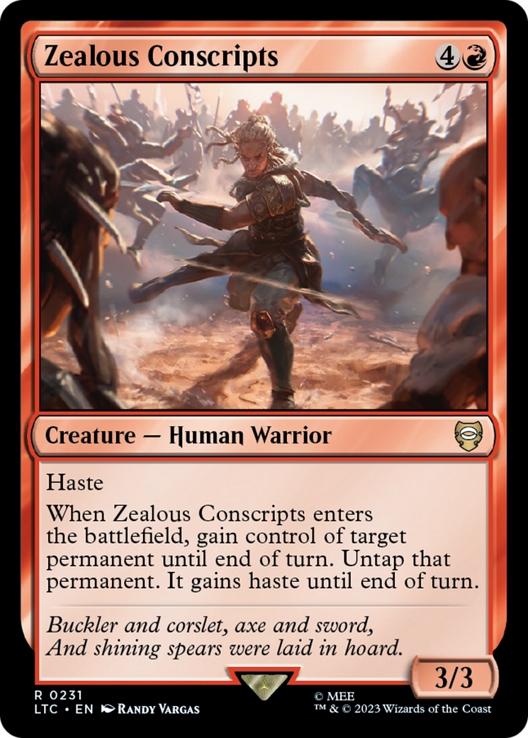Zealous Conscripts [The Lord of the Rings: Tales of Middle-Earth Commander] | Devastation Store
