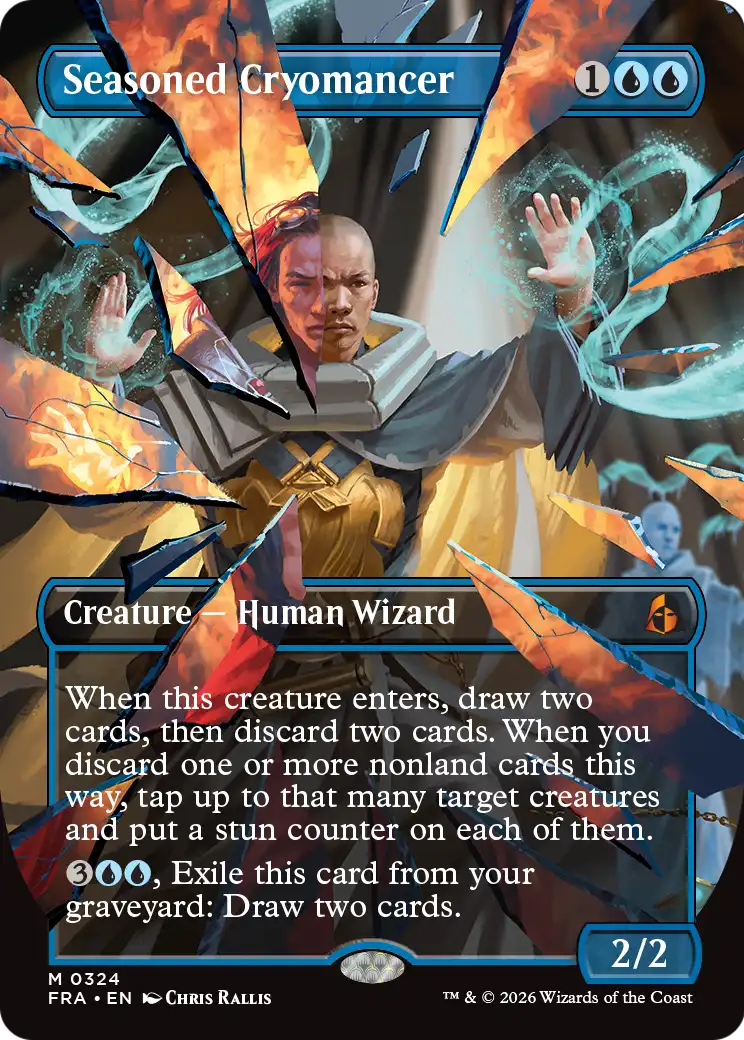 Seasoned Cryomancer (Borderless) (0324) [Reality Fracture] | Devastation Store