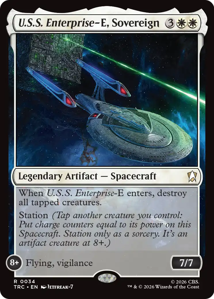 U.S.S. Enterprise-E, Sovereign [Star Trek Commander] | Devastation Store