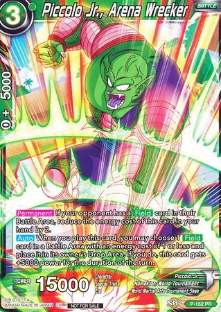 Piccolo Jr., Arena Wrecker (Power Booster: World Martial Arts Tournament) (P-152) [Promotion Cards] | Devastation Store