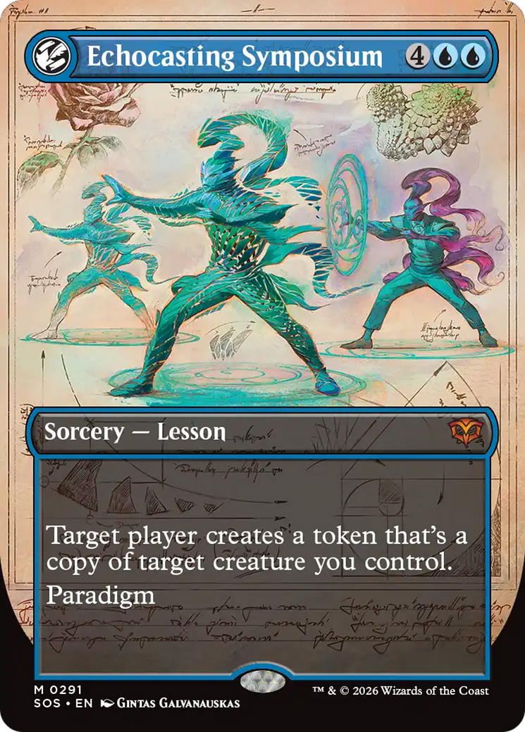 Echocasting Symposium (Borderless) [Secrets of Strixhaven] | Devastation Store