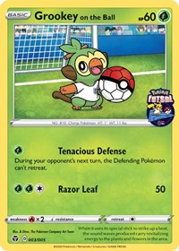 Grookey on the Ball (003/005) [Miscellaneous Cards] | Devastation Store