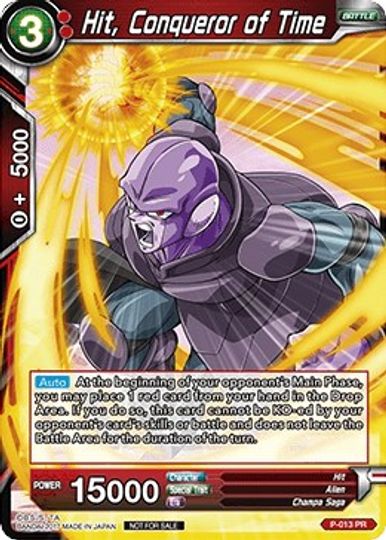 Hit, Conqueror of Time (P-013) [Promotion Cards] | Devastation Store