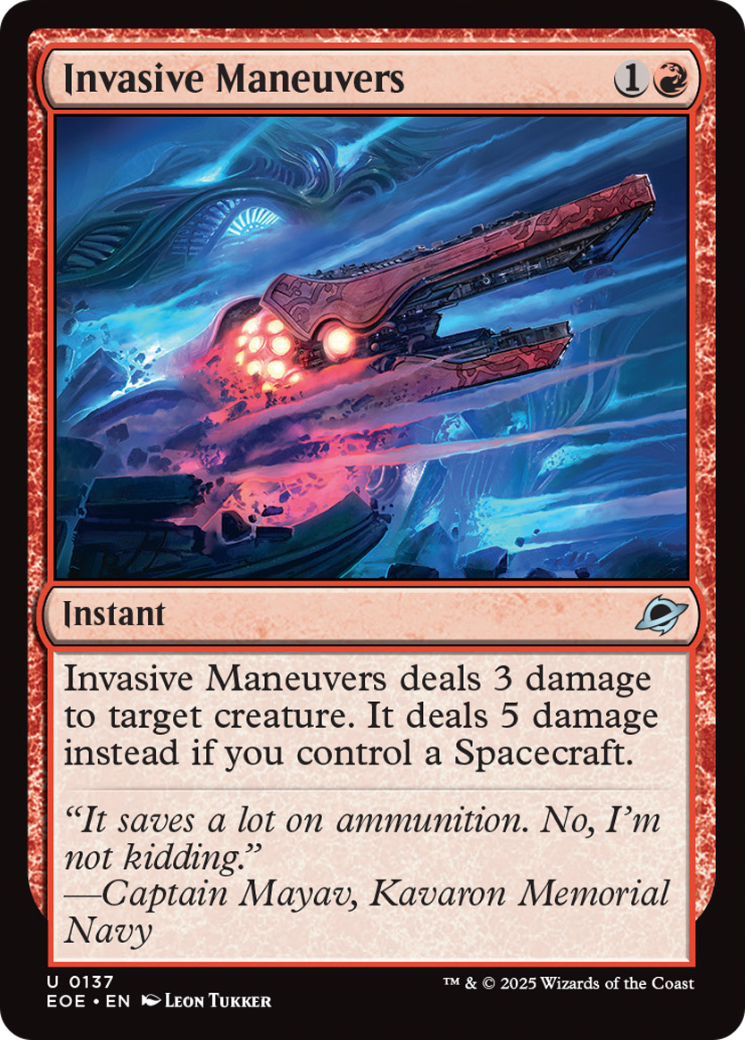 Invasive Maneuvers [Edge of Eternities] | Devastation Store