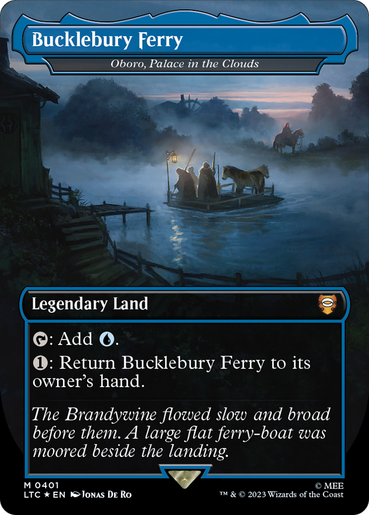 Bucklebury Ferry - Oboro, Palace in the Clouds (Surge Foil Realms and Relics) [The Lord of the Rings: Tales of Middle-Earth Commander] | Devastation Store