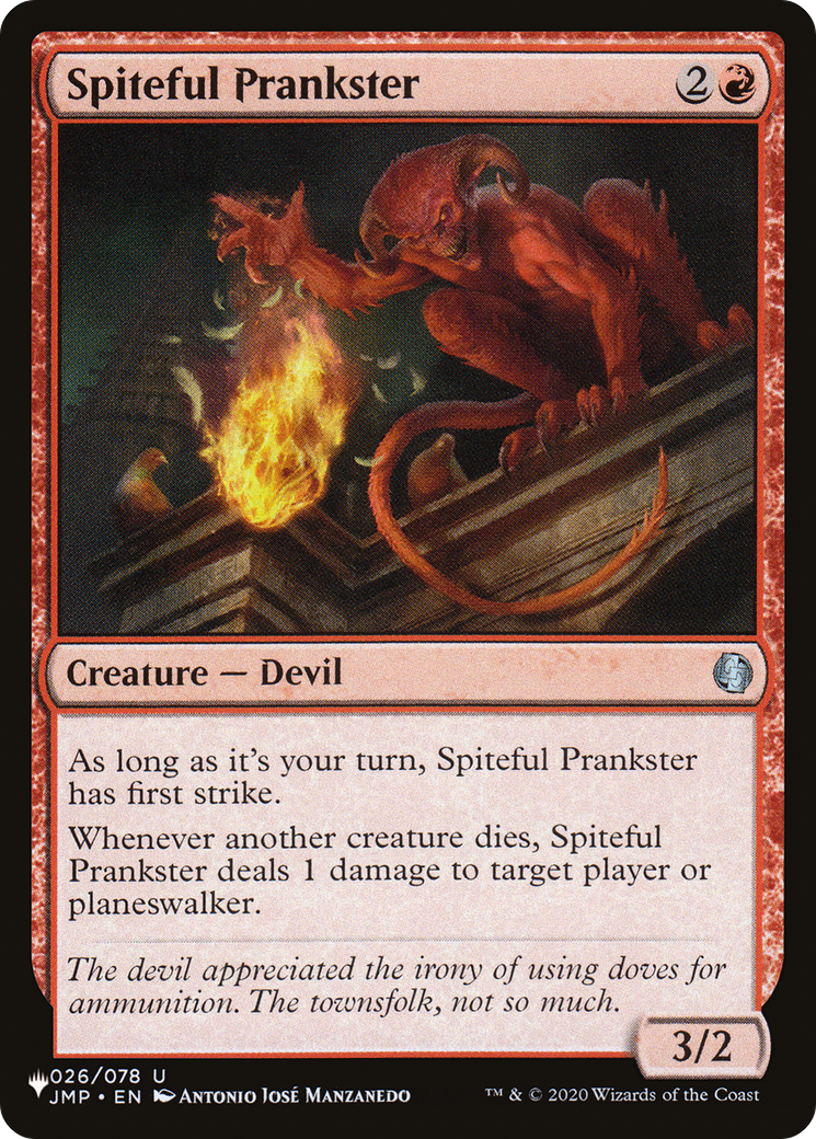 Spiteful Prankster [The List Reprints] | Devastation Store