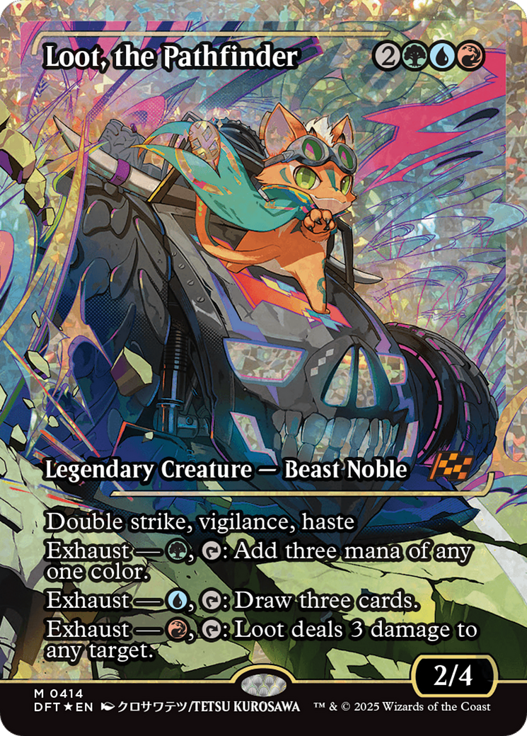 Loot, the Pathfinder (Showcase) (Fracture Foil) [Aetherdrift] | Devastation Store