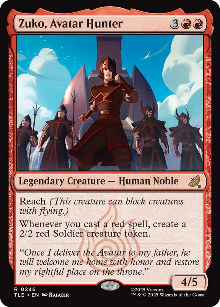 Zuko, Avatar Hunter [Avatar: The Last Airbender: Eternal-Legal] | Devastation Store