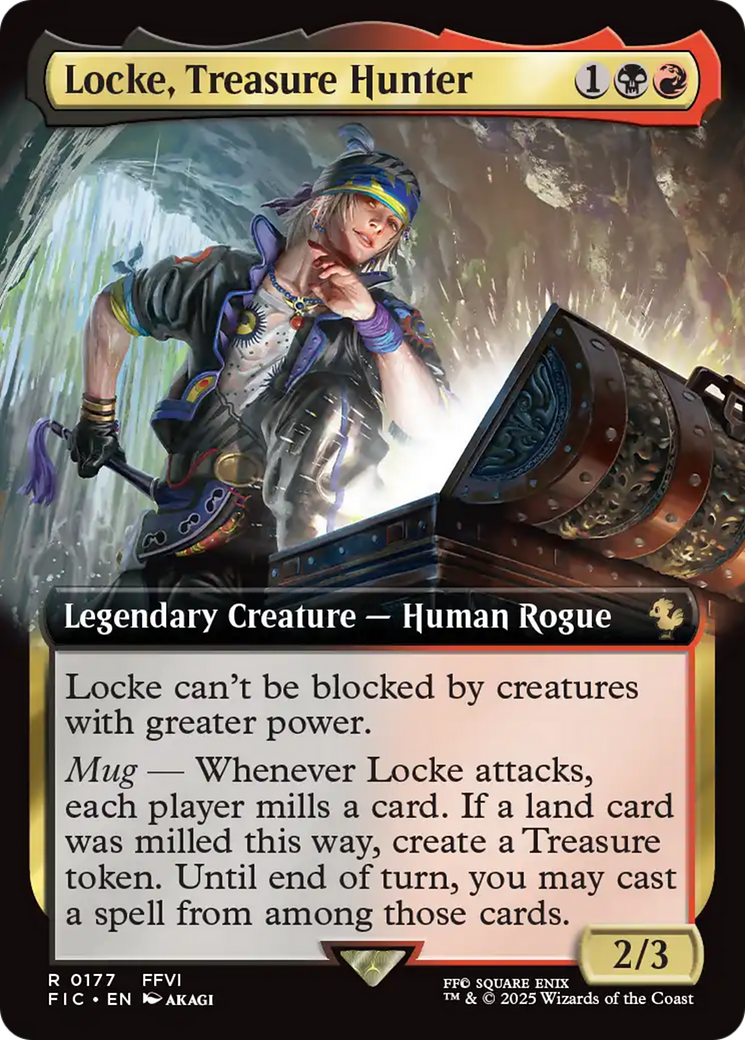 Locke, Treasure Hunter (Extended Art) [FINAL FANTASY Commander] | Devastation Store