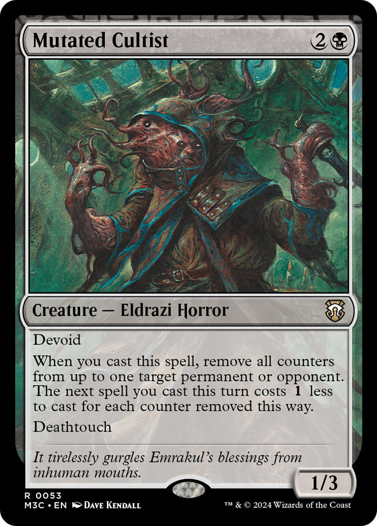 Mutated Cultist [Modern Horizons 3 Commander] | Devastation Store