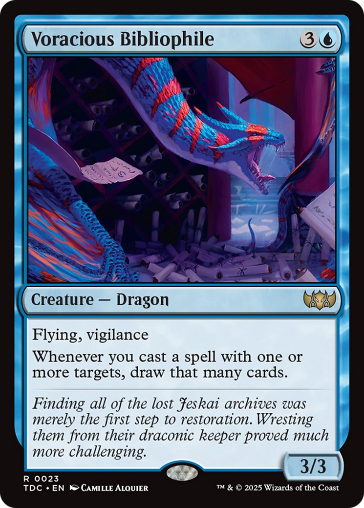 Voracious Bibliophile [Tarkir: Dragonstorm Commander] | Devastation Store