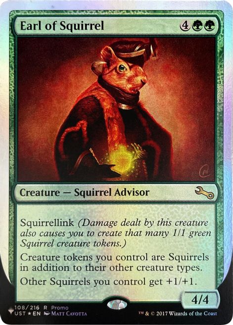 Earl of Squirrel (Unfinity Foil Edition) [The List] | Devastation Store