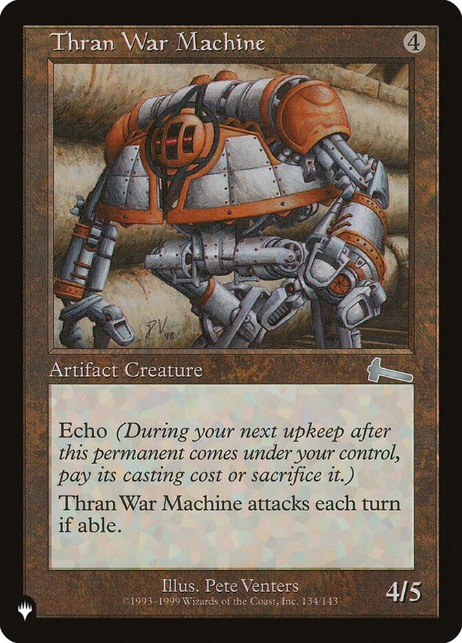 Thran War Machine [The List] | Devastation Store