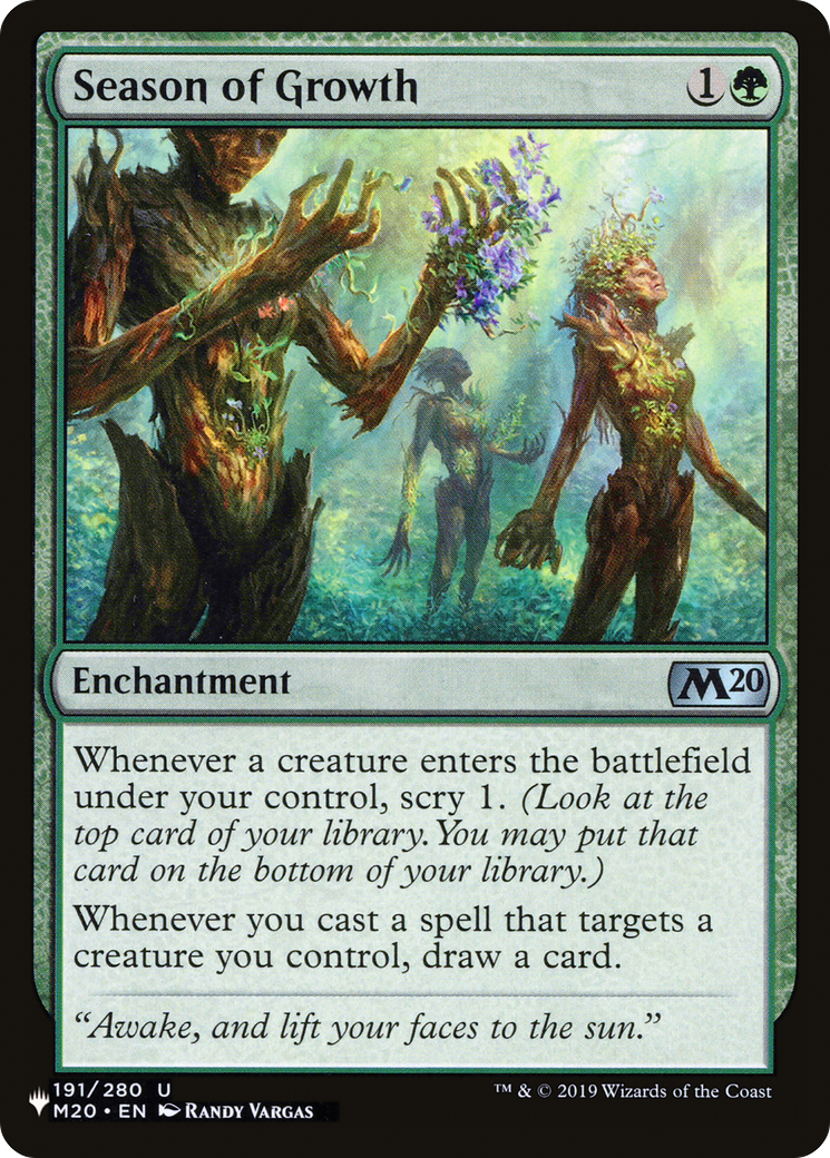 Season of Growth [The List Reprints] | Devastation Store