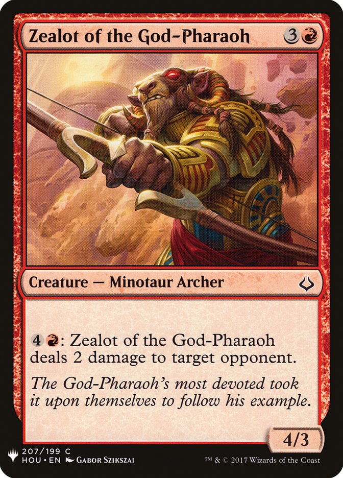 Zealot of the God-Pharaoh [Mystery Booster] | Devastation Store