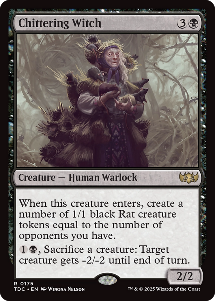Chittering Witch [Tarkir: Dragonstorm Commander] | Devastation Store