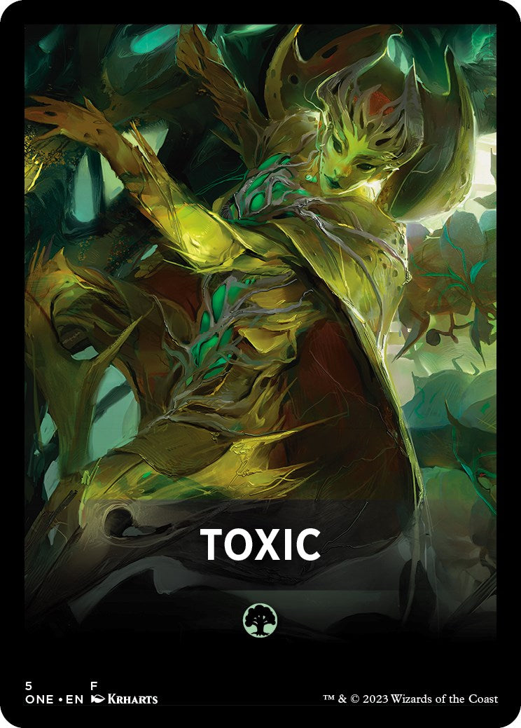 Toxic Theme Card [Phyrexia: All Will Be One Tokens] | Devastation Store