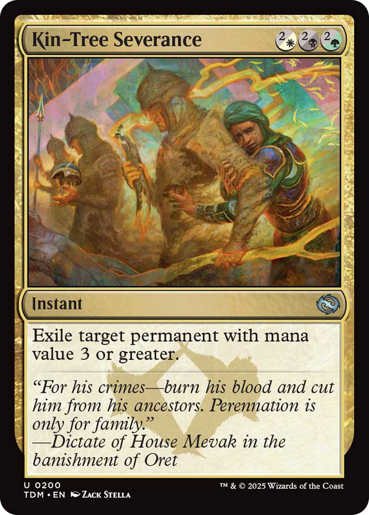 Kin-Tree Severance [Tarkir: Dragonstorm] | Devastation Store