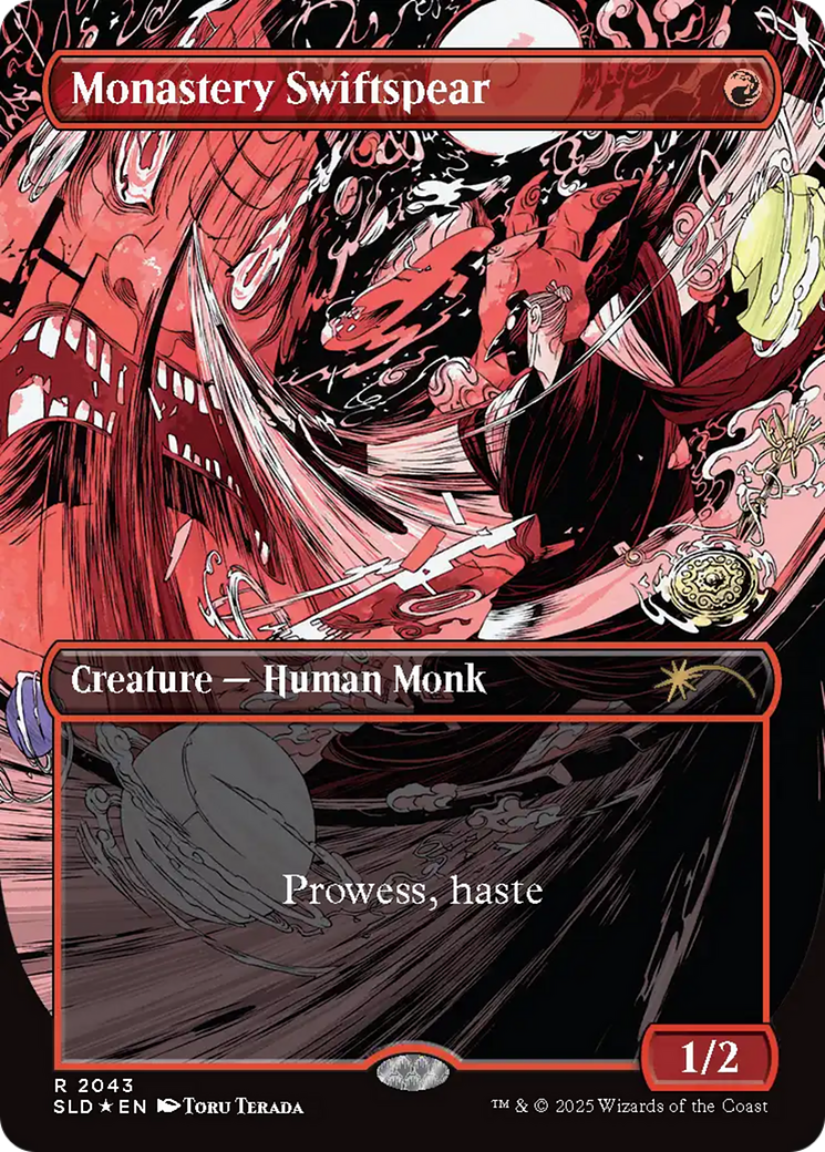 Monastery Swiftspear (2043) (Raised Foil) [Secret Lair Drop Series] | Devastation Store
