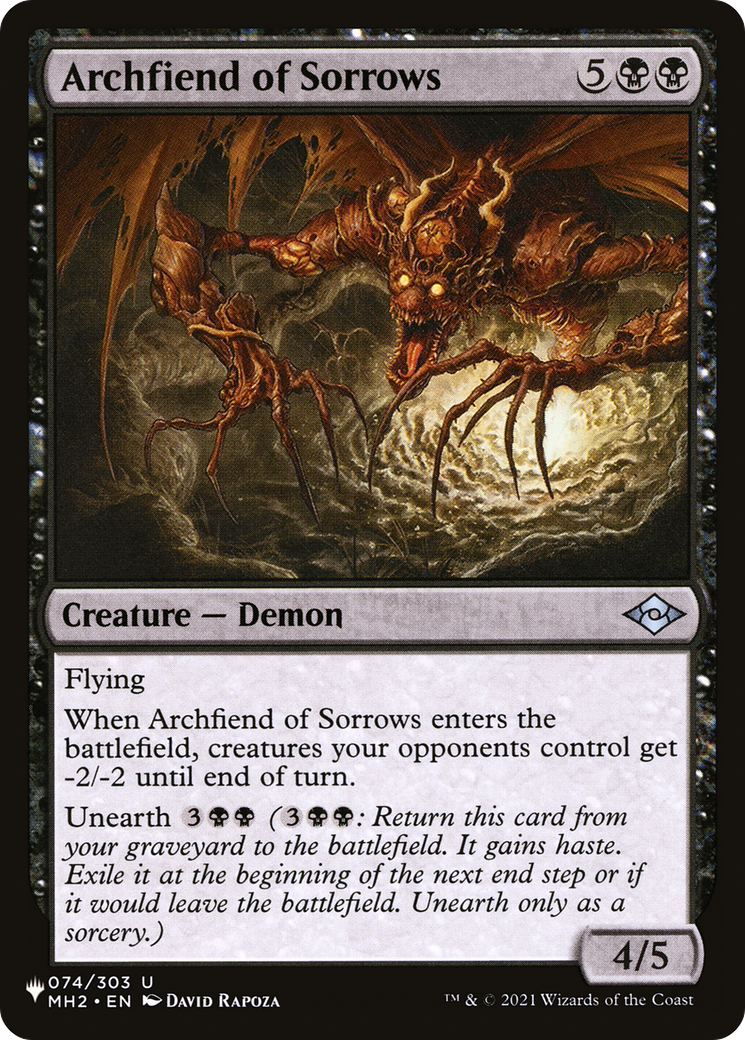 Archfiend of Sorrows [The List Reprints] | Devastation Store