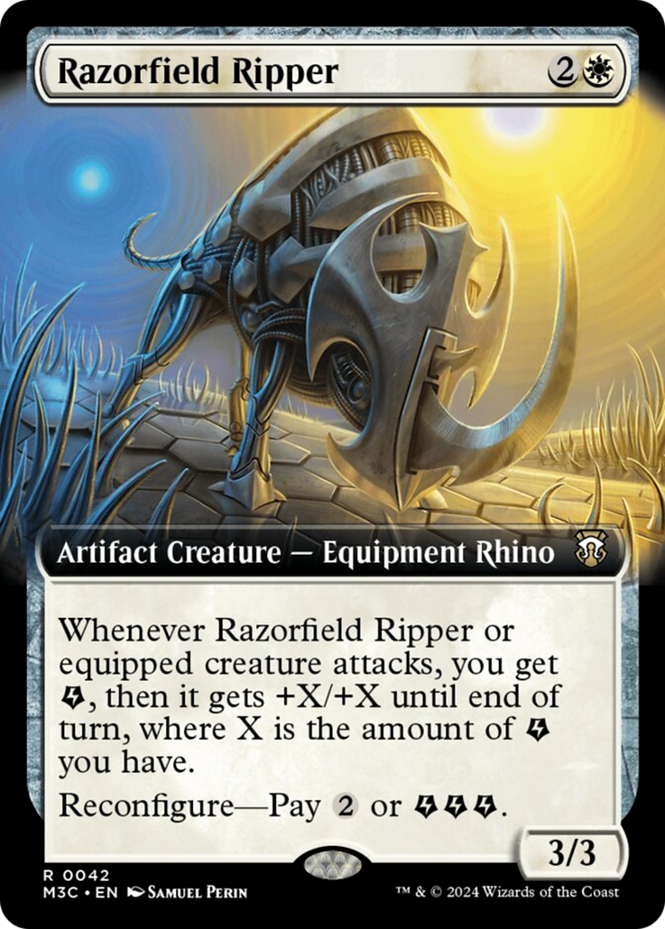 Razorfield Ripper (Extended Art) [Modern Horizons 3 Commander] | Devastation Store