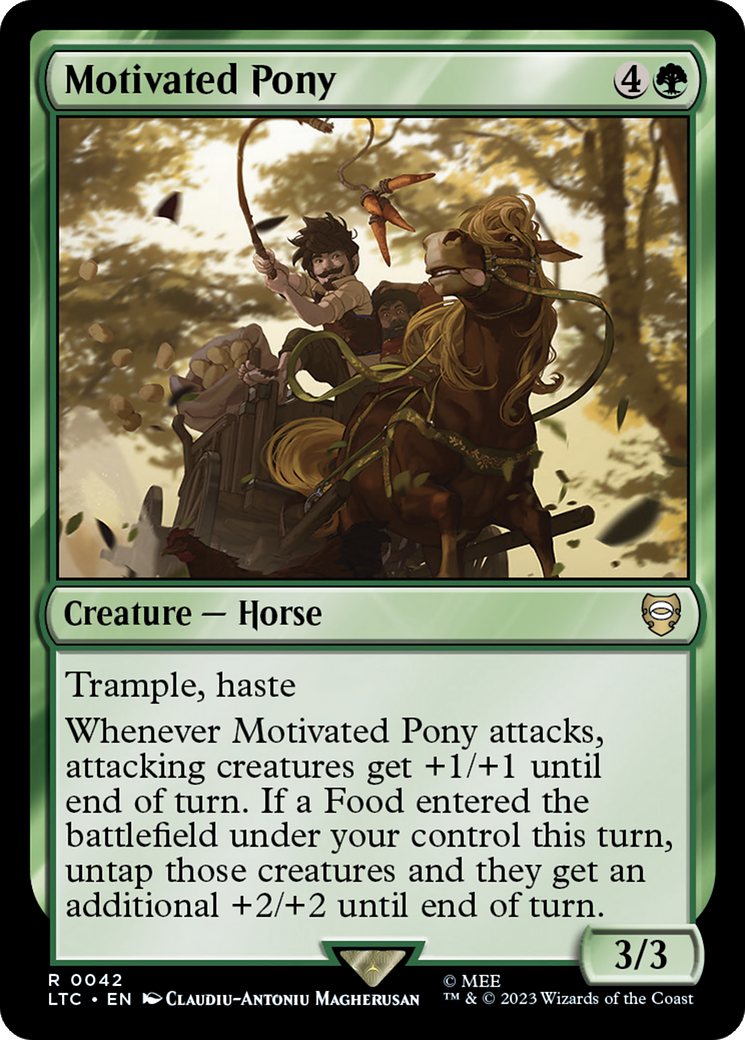 Motivated Pony [The Lord of the Rings: Tales of Middle-Earth Commander] | Devastation Store