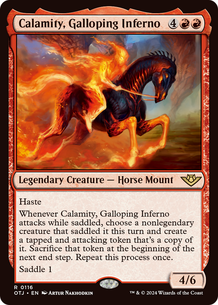 Calamity, Galloping Inferno [Outlaws of Thunder Junction] | Devastation Store